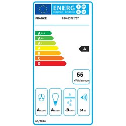 Hotte inclinée Smart Verre Blanc 90 cm