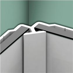 Profilé en L Kinewall Design KINWALL202LB 202 cm Blanc