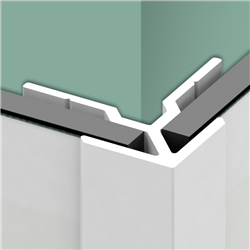 Profilé en L Kinewall Design KINWALL202LSB 202 cm Blanc
