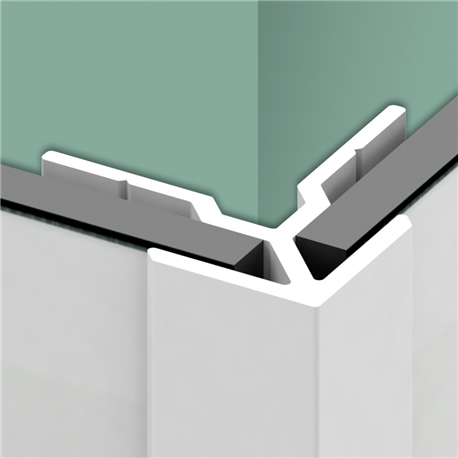 Profilé en L Kinewall Design KINWALL202LSB 202 cm Blanc