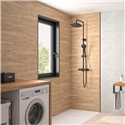 Panneau de douche Kinewall Design 125x202 cm Chêne naturel
