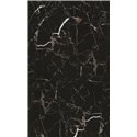 Panneau de douche Kinewall Design 125x202 xm Marbre noir et cuivre