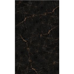 Panneau de douche Kinewall Design 125x202 xm Marbre noir cuivré