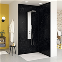 Panneau de douche Kinewall Design 150x250 cm Marbre noir