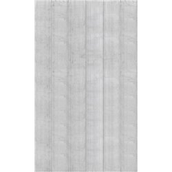 Panneau de douche Kinewall Design 125x202 xm Ciment bandes