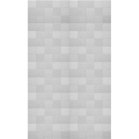 Panneau de douche Kinewall Design 150x250 cm Ciment carreaux gris Panneau de douche Kinewall Design 150x250 cm Ciment carreaux gris