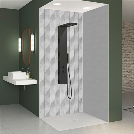 Panneau de douche Kinewall Design 125x202 xm Organic Panneau de douche Kinewall Design 125x202 xm Organic