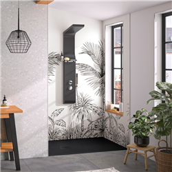 Panneau de douche Kinewall Design 125x202 xm Palmiers NB