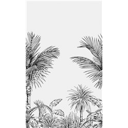 Panneau de douche Kinewall Design 100x202 cm Palmiers NB