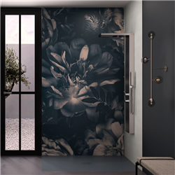 Panneau de douche Kinewall Design 125x250 cm Floral