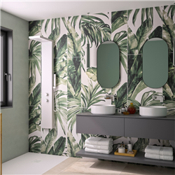 Panneau de douche Kinewall Design 100x250 cm Jungle