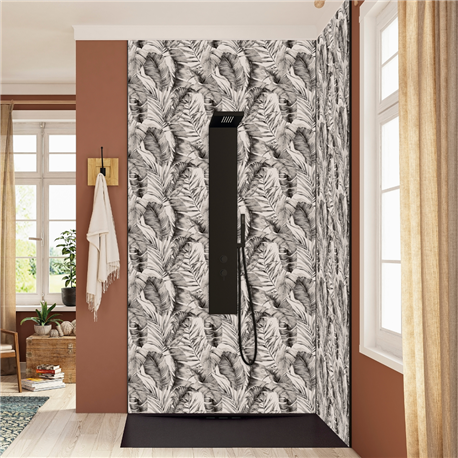Panneau de douche Kinewall Design 125x202 xm Bananiers NB