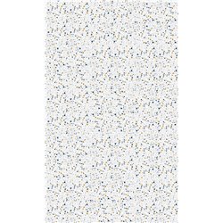 Panneau de douche Kinewall Design 125x202 xm Terrazzo bleu
