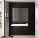 Panneau de douche Kinewall Design 150x250 cm Tomette marbre noir