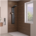Panneau de douche Kinewall Design 150x202 cm Noyer