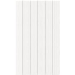 Panneau de douche Kinewall Design 100x202 cm Bardage blanc