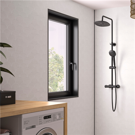 Panneau de douche Kinewall Design 100x202 cm Ecaille beige Panneau de douche Kinewall Design 100x202 cm Ecaille beige