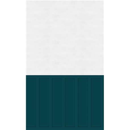 Panneau de douche Kinewall Design 100x202 cm Mixte bleu nuit + enduit blanc