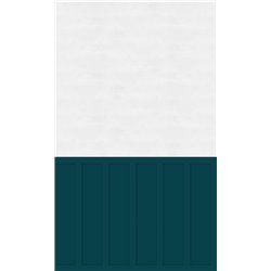 Panneau de douche Kinewall Design 150x202 cm Mixte bleu nuit + enduit blanc