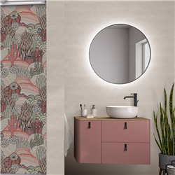 Panneau de douche Kinewall Design 125x202 xm Enduit beige