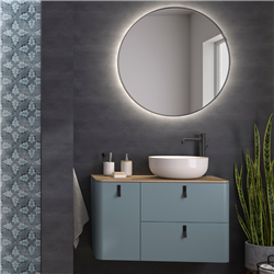 Panneau de douche Kinewall Design 125x202 xm Enduit gris anthracite