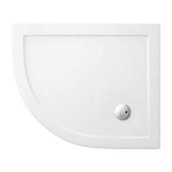 Receveur de douche Z11 1/4 de rond rectangulaire Z1199 100x80 gauche