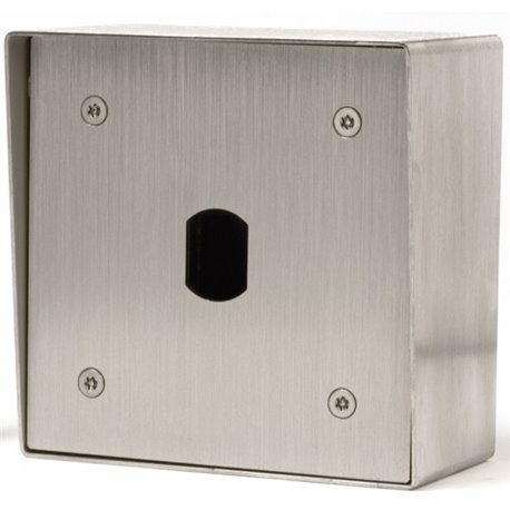 Boîtier inox saillie VBST25 120103 pour lecteur Vigik 