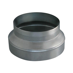 Réduction conique centrée de conduit circulaire Ø 100/80 mm