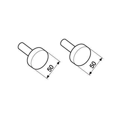 Paire de patères pour radiateur Cala