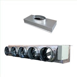 Pack Plénum EasyZone Medium sans VMC 5 sorties pour gainable Daikin FBA 35/50
