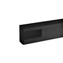 Lot de 2 m de goulotte d'installation clip45 TerCia TA-C45 90x55 1 compartiment noire