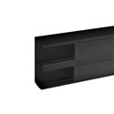 Lot de 2 m de goulotte d'installation clip45 TerCia TA-C45 134x55 2 compartiments noire
