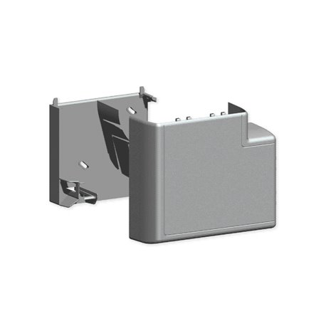 Lot de 2 angles plats avec fond pour TerCia TA-C45 134x55 alucolor
