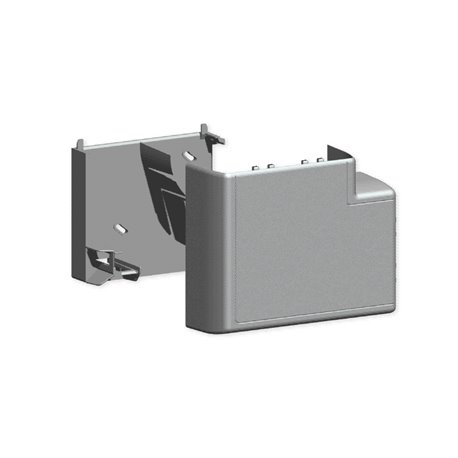 Lot de 2 angles plats avec fond pour TerCia TA-C45 164x55 alucolor
