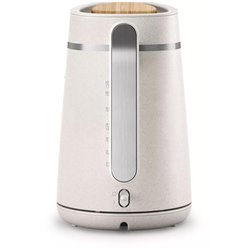 Bouilloire 1,7 L sans fil avec socle 360° Eco Conscious HD9365.10 2200 Watts blanc soyeux mat