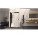 Paroi de douche avec 1 volet coulissant Flat C partie fixe à gauche passage à droite 1175-1205 mm