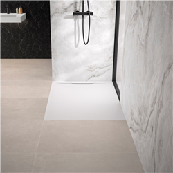 Receveur de douche Kineline Blanc 100x90 cm