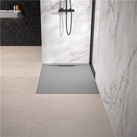 Receveur de douche Kineline Gris pierre  120x80 cm