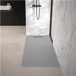 Receveur de douche Kineline Gris pierre  160x80 cm
