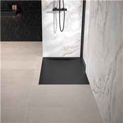 Receveur de douche Kineline Noir 100x90 cm