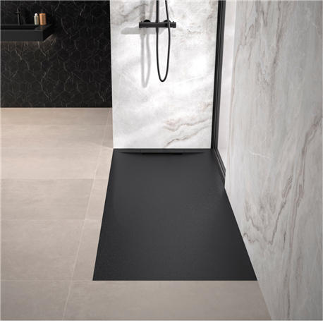Receveur de douche Kineline Noir 180x80 cm Receveur de douche Kineline Noir 180x80 cm