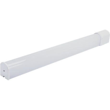 Réglette Led Salle de Bain KLIP 8W 900 Lm Interrupteur 1 Prise Blanc Neutre AQUA