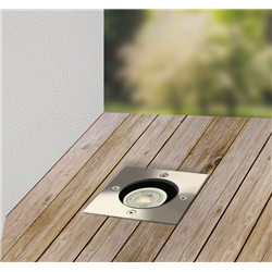Spot Led Extérieur TULIP Carré GU10 5W 380 Lm GARDEN