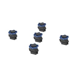 Jeu de 5 pieds pour receveur de douche H 6-12 cm