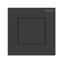 Commande urinoir Noir mat laqué Bandes noir