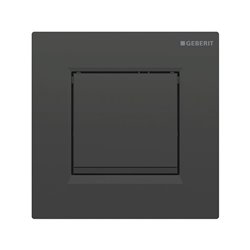 Commande urinoir Noir Bandes noir mat