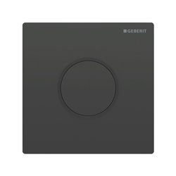 Commande urinoir Noir Anneau Noir mat