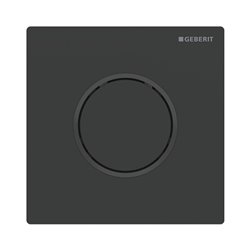 Commande urinoir Noir mat laqué Anneau Noir