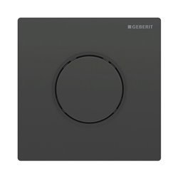 Commande urinoir Noir Anneau Noir mat