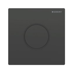Commande urinoir Noir Anneau noir mat
